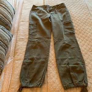 Army green Cargo cotton pants